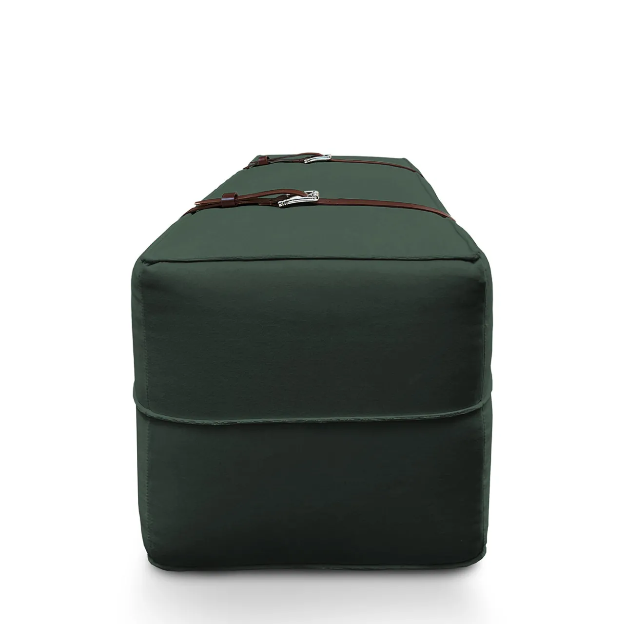 DLA Design Lab Ottomans & Poufs<Docker English Green Velvet Long Pouf
