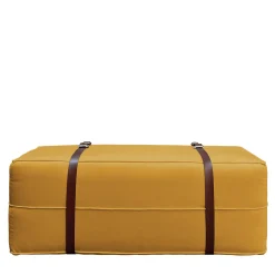 DLA Design Lab Ottomans & Poufs<Docker Yellow Gold Velvet Long Pouf