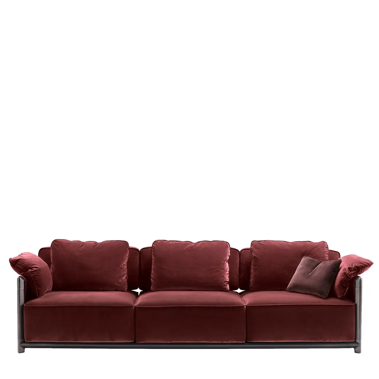 Ghidini 1961 Sofas<Dodo Burgundy Sofa by Stefano Giovannoni