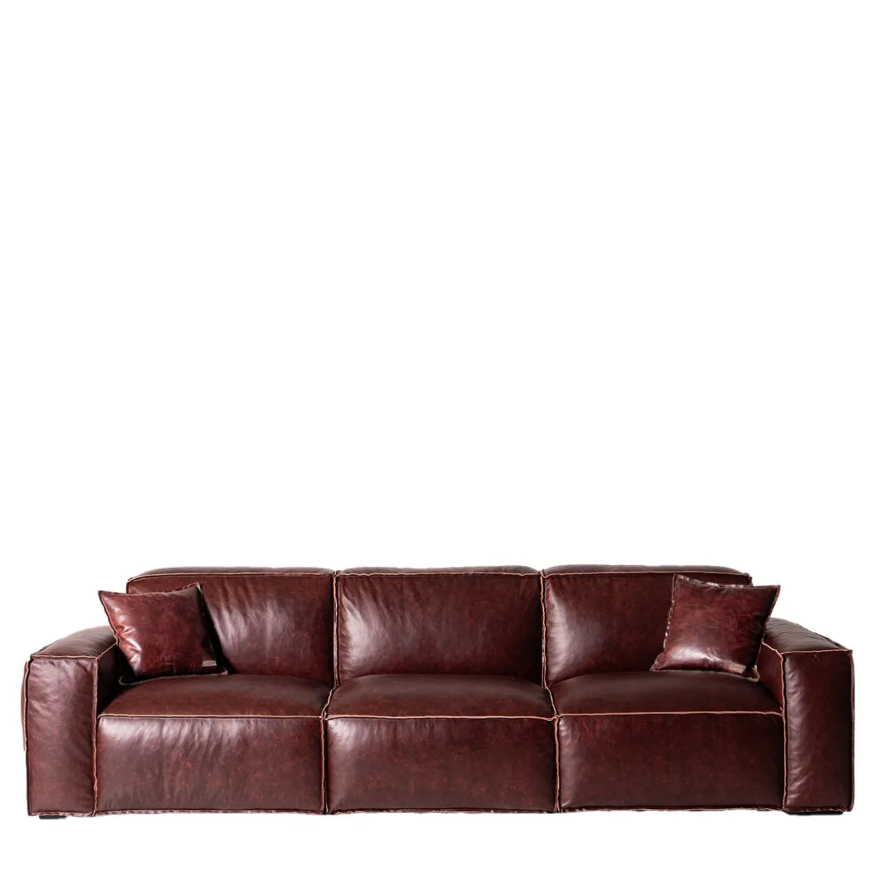 Mantellassi 1926 Sofas<Dodo Mahogany Leather Sofa