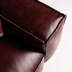 Mantellassi 1926 Sofas<Dodo Mahogany Leather Sofa