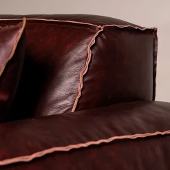 Mantellassi 1926 Sofas<Dodo Mahogany Leather Sofa