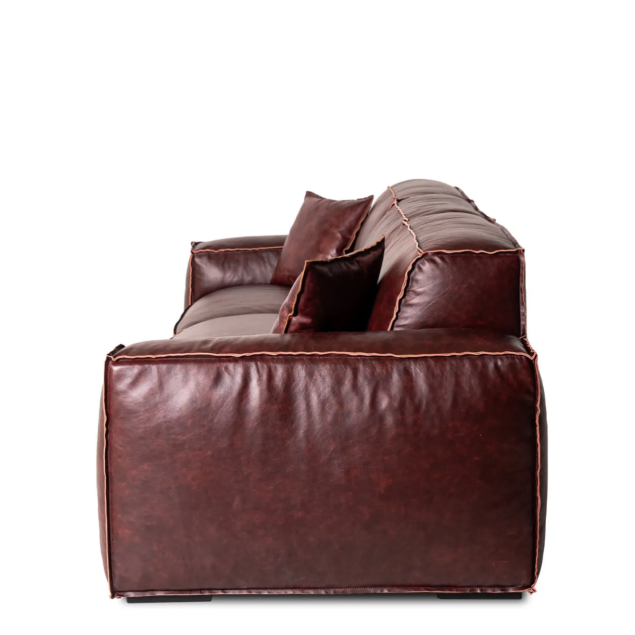 Mantellassi 1926 Sofas<Dodo Mahogany Leather Sofa
