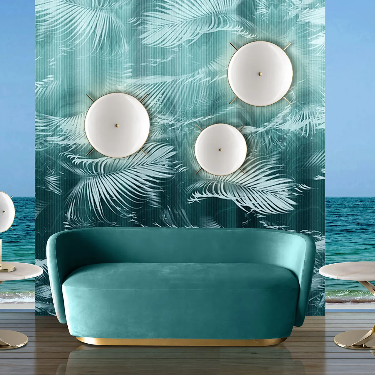 Villari Sofas<Doge Velvet Sofa by Ciarmoli Queda Studio