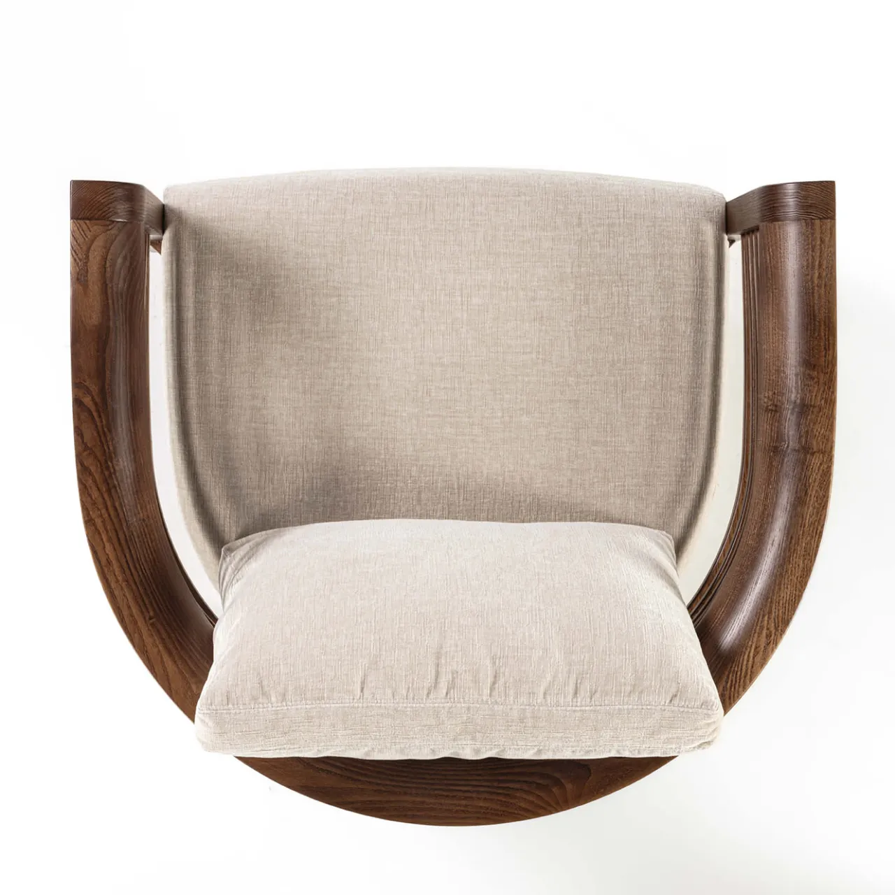 Carpanelli Lounge Chairs<Dolfin Beige Fabric and Ash Loungechair