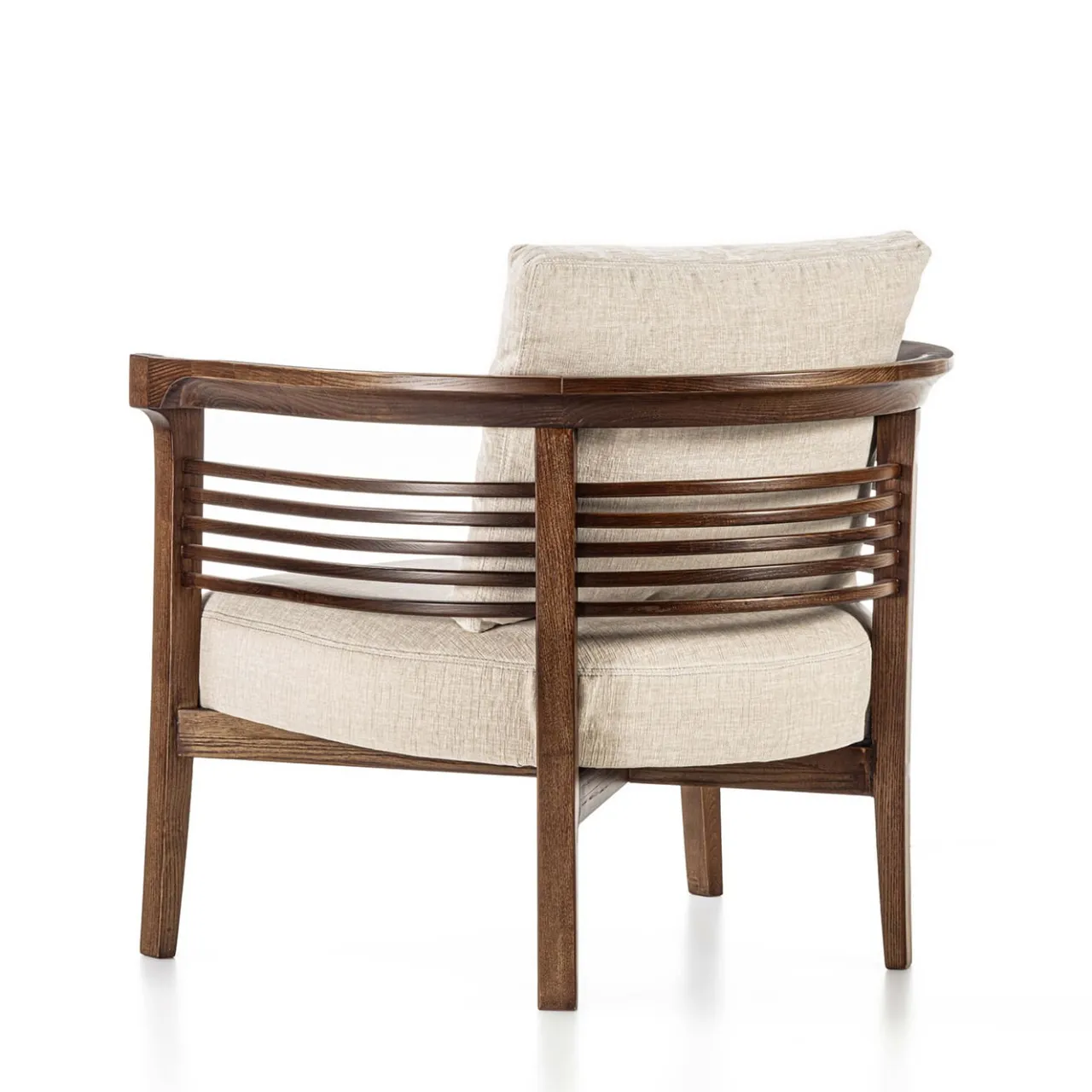 Carpanelli Lounge Chairs<Dolfin Beige Fabric and Ash Loungechair