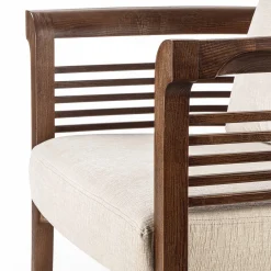 Carpanelli Lounge Chairs<Dolfin Beige Fabric and Ash Loungechair