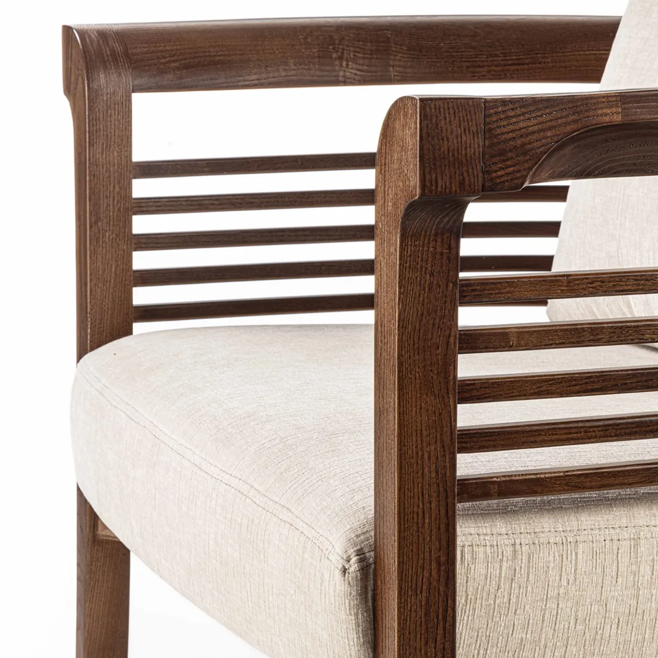 Carpanelli Lounge Chairs<Dolfin Beige Fabric and Ash Loungechair
