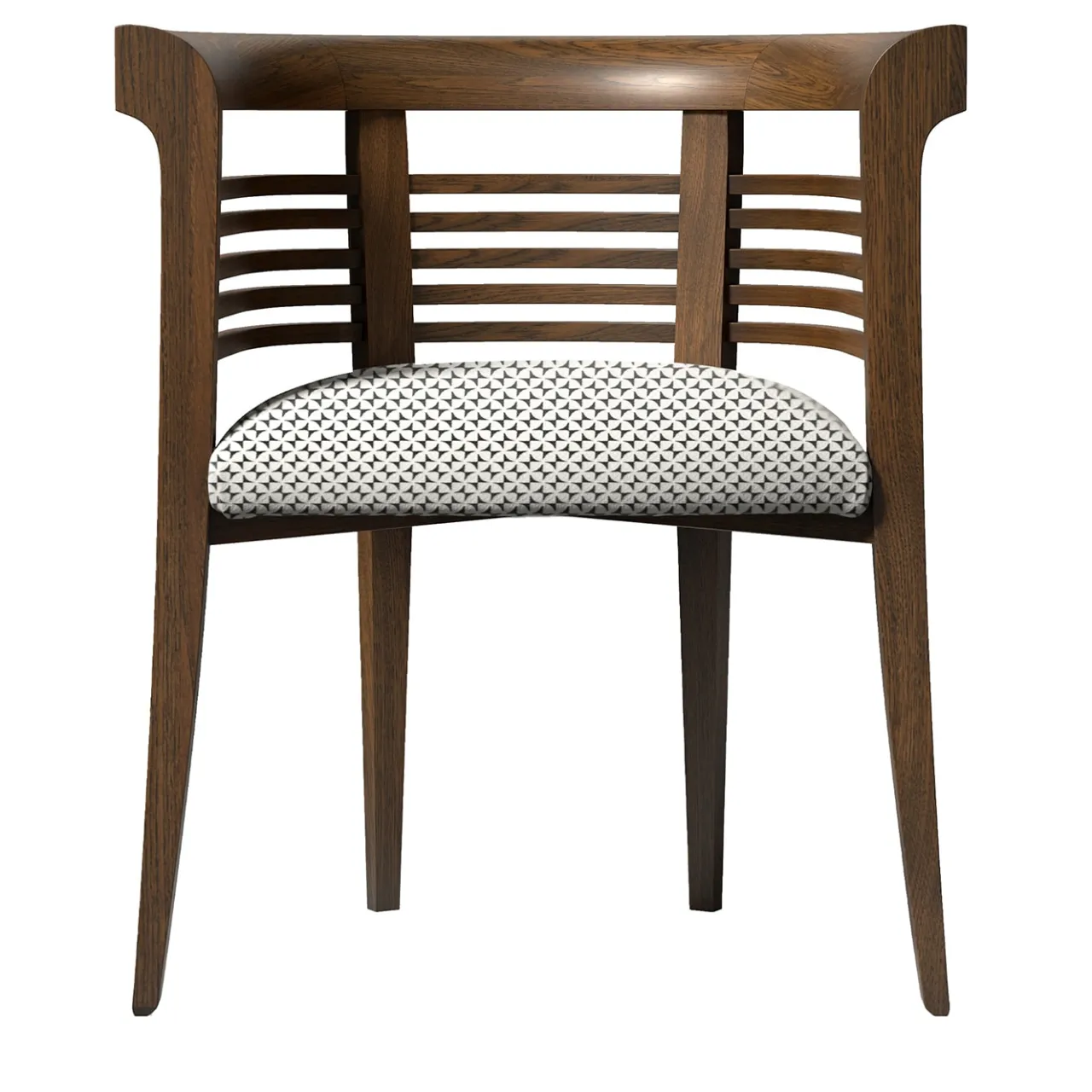 Carpanelli Chairs<Dolfin Canaletto Walnut Chair