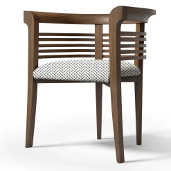 Carpanelli Chairs<Dolfin Canaletto Walnut Chair