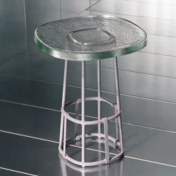 Dante Negro Outdoor Coffee Tables<Dolmen Glass Side Table by Margherita Rui