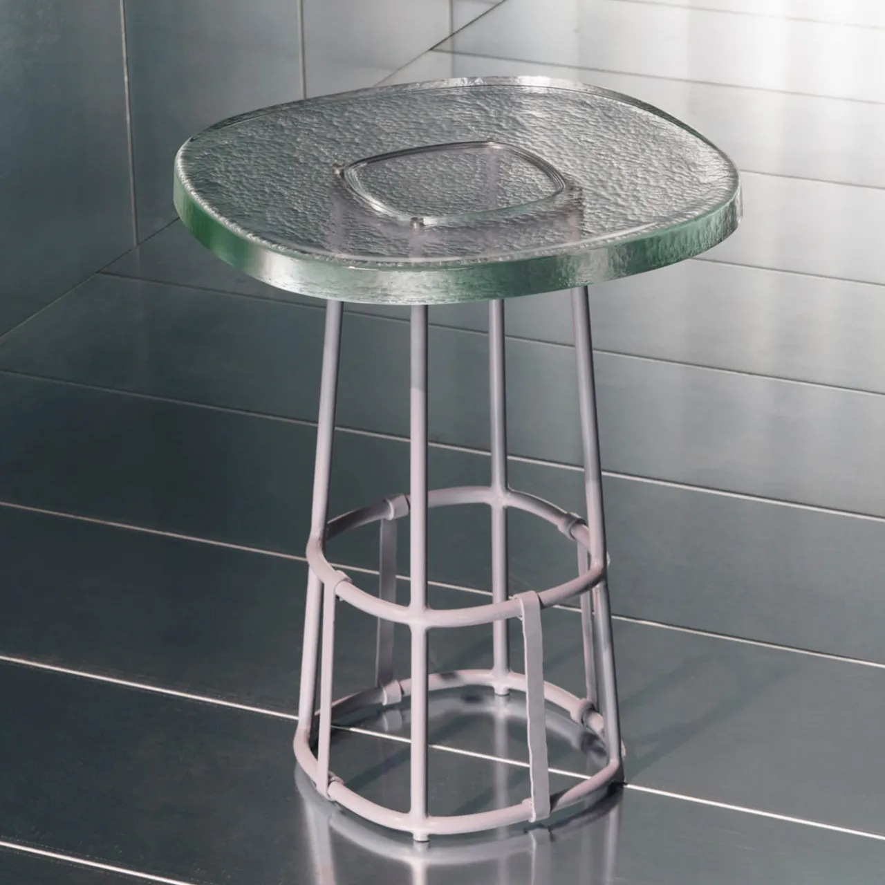 Dante Negro Outdoor Coffee Tables<Dolmen Glass Side Table by Margherita Rui