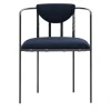 Dante Negro Chairs<Dolmen Graphite Chair by Margherita Rui