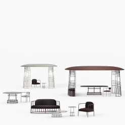 Dante Negro Other Outdoor Furniture<Dolmen Rectangular Gazebo by Margherita Rui