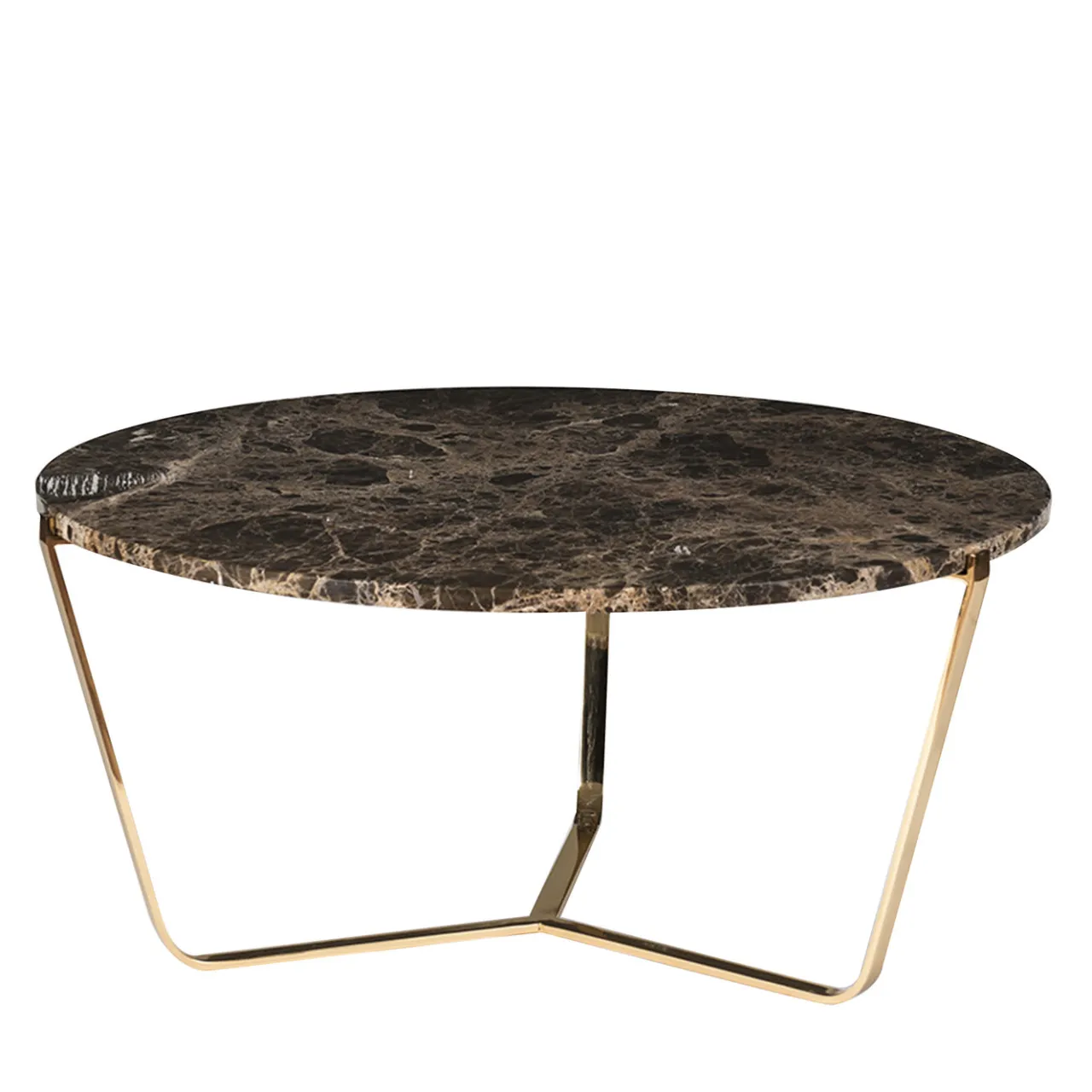 VGnewtrend Coffee Tables<Dolomiti Emperador Marble Tall Coffee Table