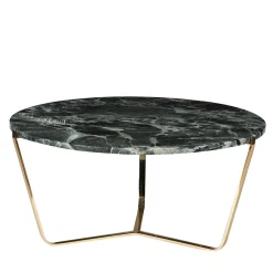 VGnewtrend Coffee Tables<Dolomiti Green Alps Marble Tall Coffee Table