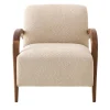 Modesign Armchairs<Domino Beige Walnut Armchair