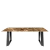 La Sartoria del Marmo by Lombardi Marmi Dining Tables<Domino Marron Emperador Dining Table