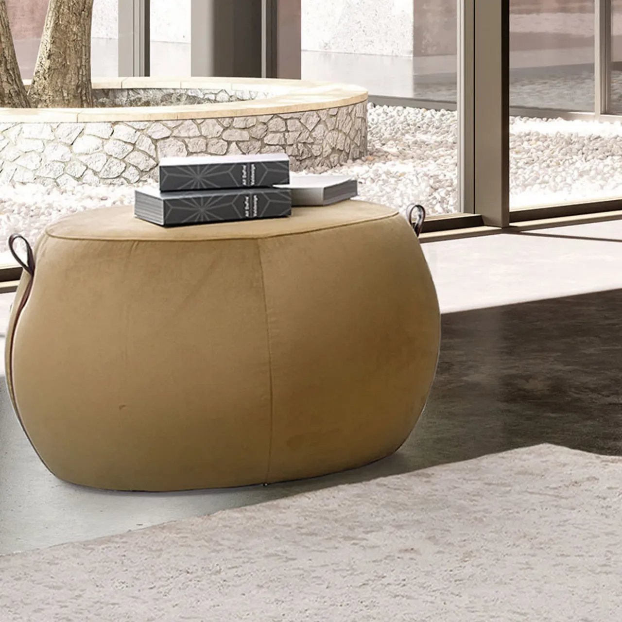 Modesign Ottomans & Poufs<Domino Olive Green Pouf