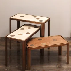 Officina Ciani Nesting Tables<Domino Set of 3 Nesting Tables by Ciarmoli Queda Studio