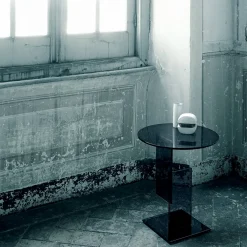 Glas Italia Side Tables<Don Gerrit All-Gray Side Table by Jean-Marie Massaud