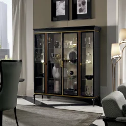 A.R. Arredamenti Cabinets<4-Door Display Cabinet