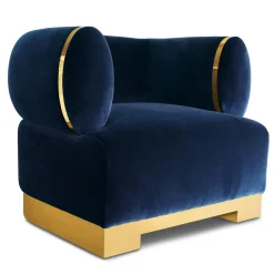 Radice Armchairs<Dorado Prussian Blue Armchair