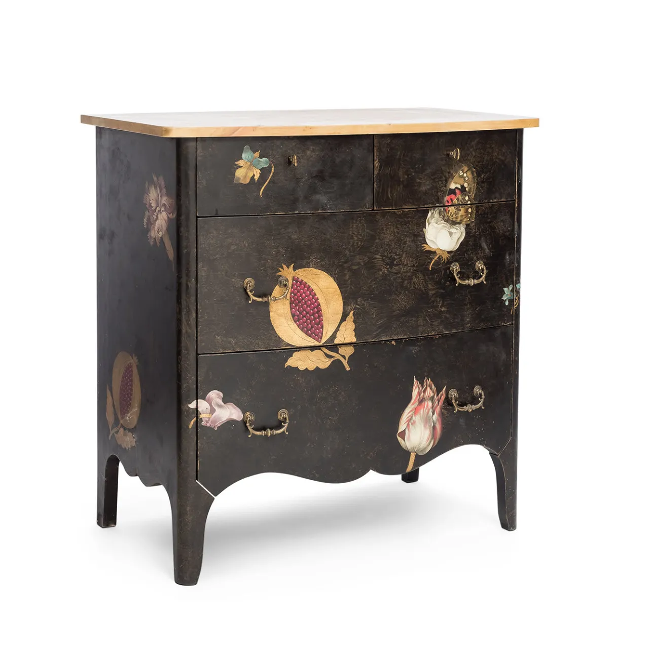Porte Italia Dressers<Dorsoduro Black Chest of Drawers