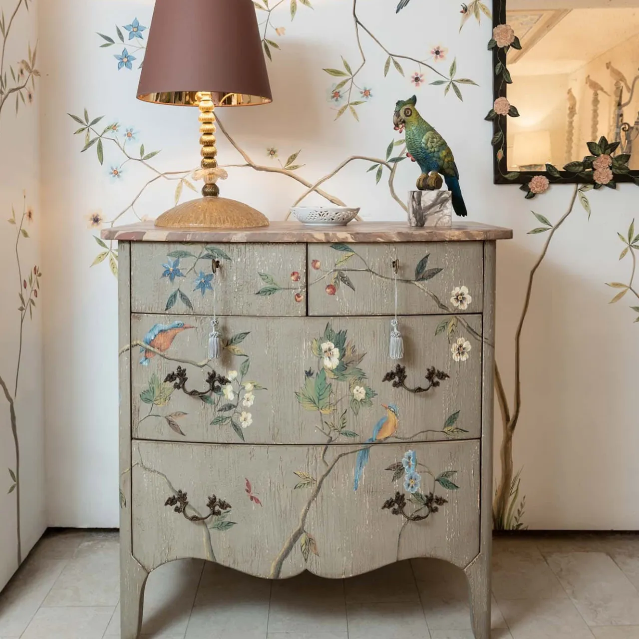 Porte Italia Dressers<Dorsoduro MouseBack Chest of Drawers
