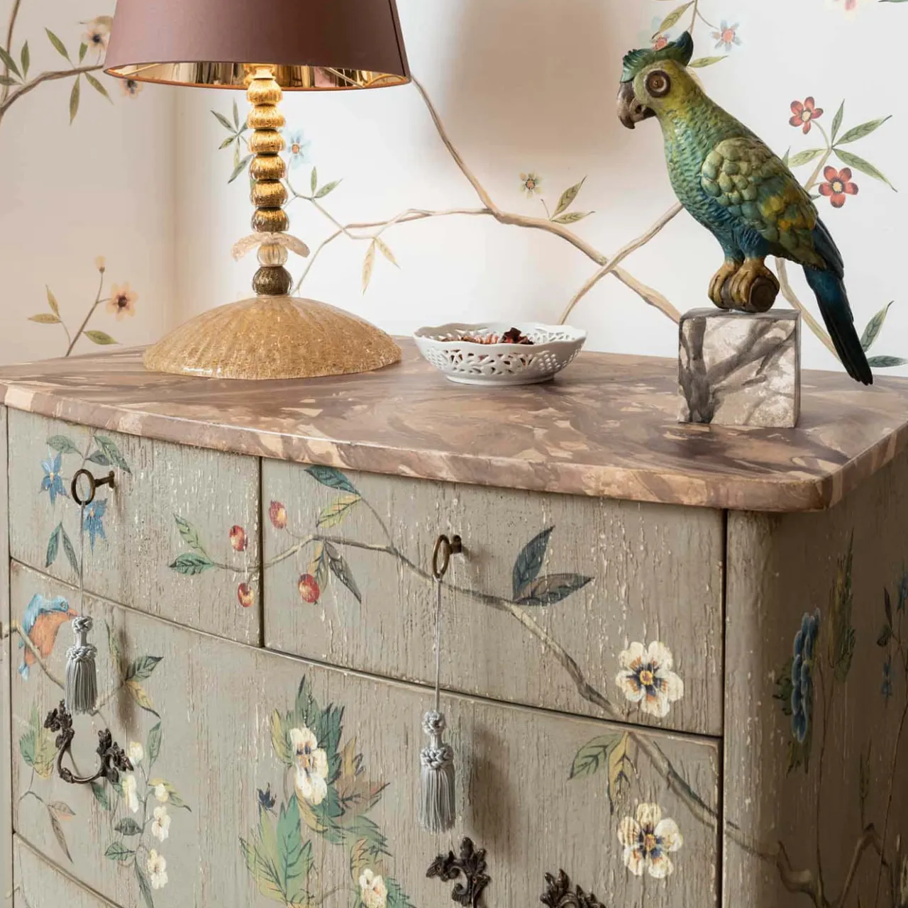 Porte Italia Dressers<Dorsoduro MouseBack Chest of Drawers