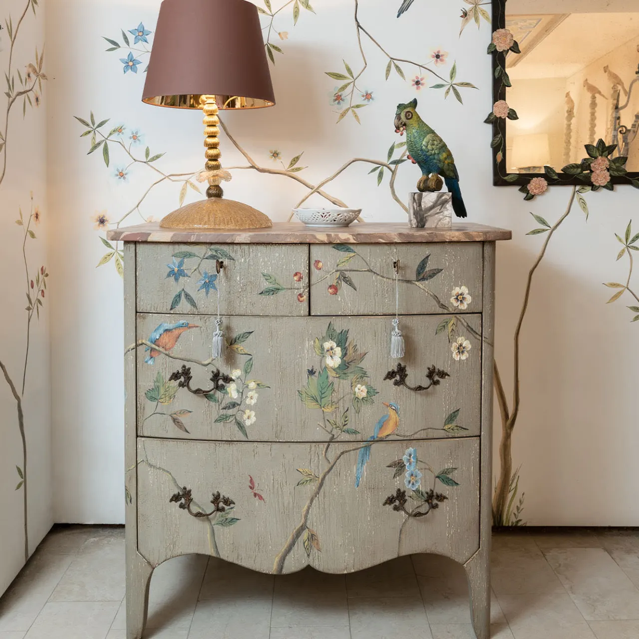 Porte Italia Dressers<Dorsoduro MouseBack Chest of Drawers