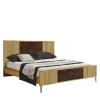Morello Gianpaolo Beds<Double Bed with Canneté Detailing and Ebony Inserts in Limewood
