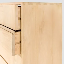 Ebanisteria Roberto Gambella Dressers<Dovetail Scandinavian Cream White Six-Drawer Dresser