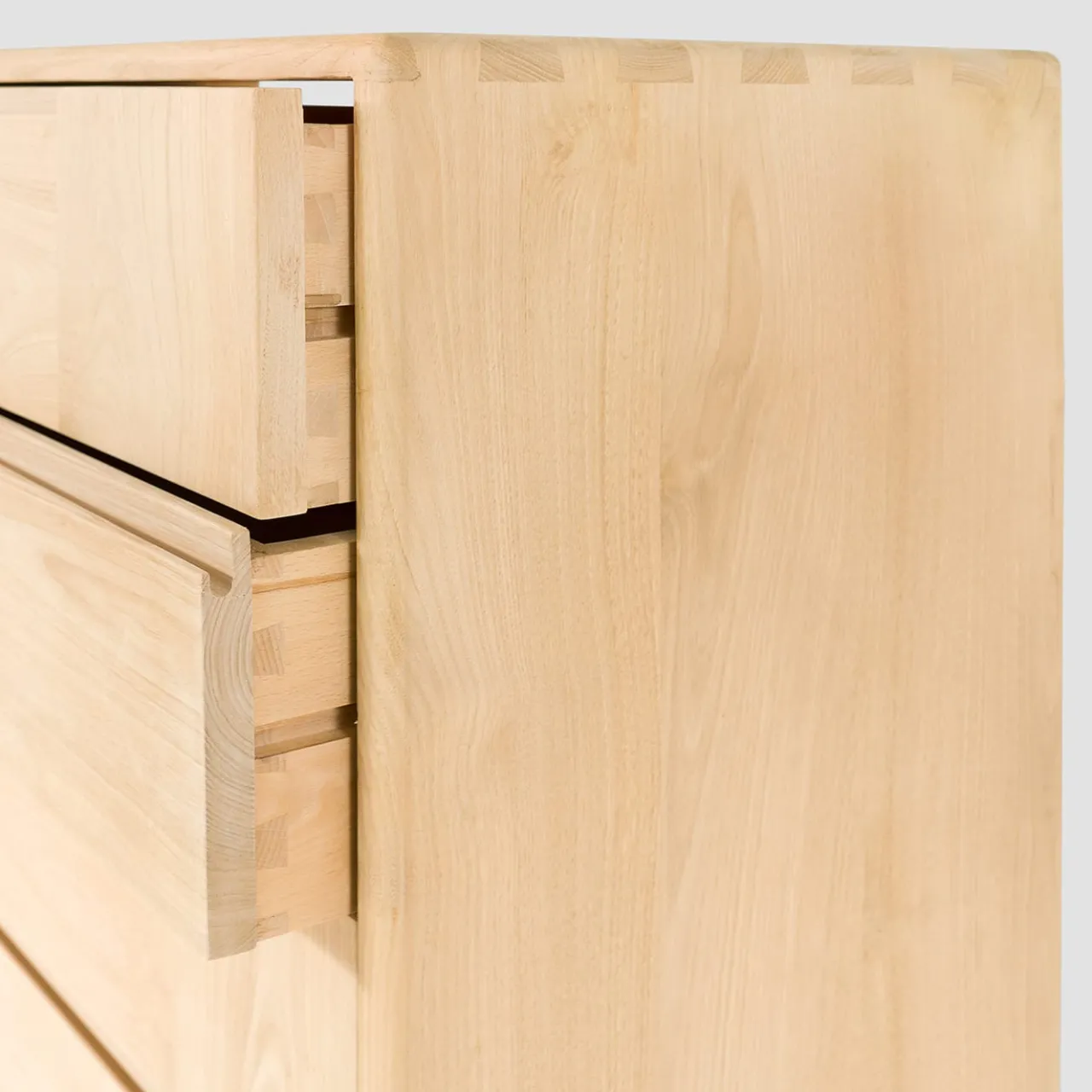 Ebanisteria Roberto Gambella Dressers<Dovetail Scandinavian Cream White Six-Drawer Dresser