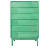 Ebanisteria Roberto Gambella Dressers<Dovetail Scandinavian Green Six-Drawer Dresser
