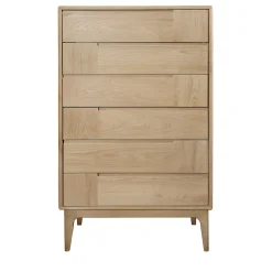 Ebanisteria Roberto Gambella Dressers<Dovetail Scandinavian Six-Drawer Dresser