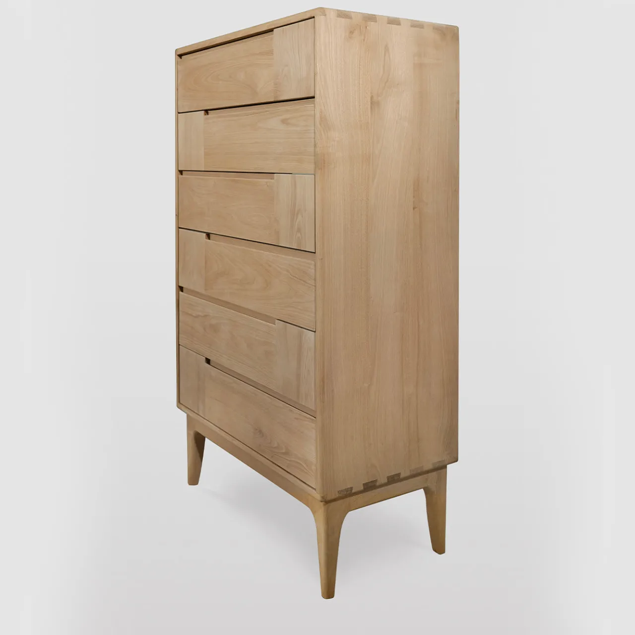 Ebanisteria Roberto Gambella Dressers<Dovetail Scandinavian Six-Drawer Dresser