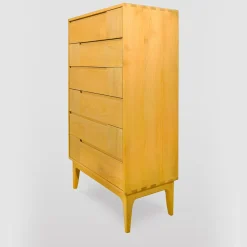 Ebanisteria Roberto Gambella Dressers<Dovetail Scandinavian Yellow Six-Drawer Dresser