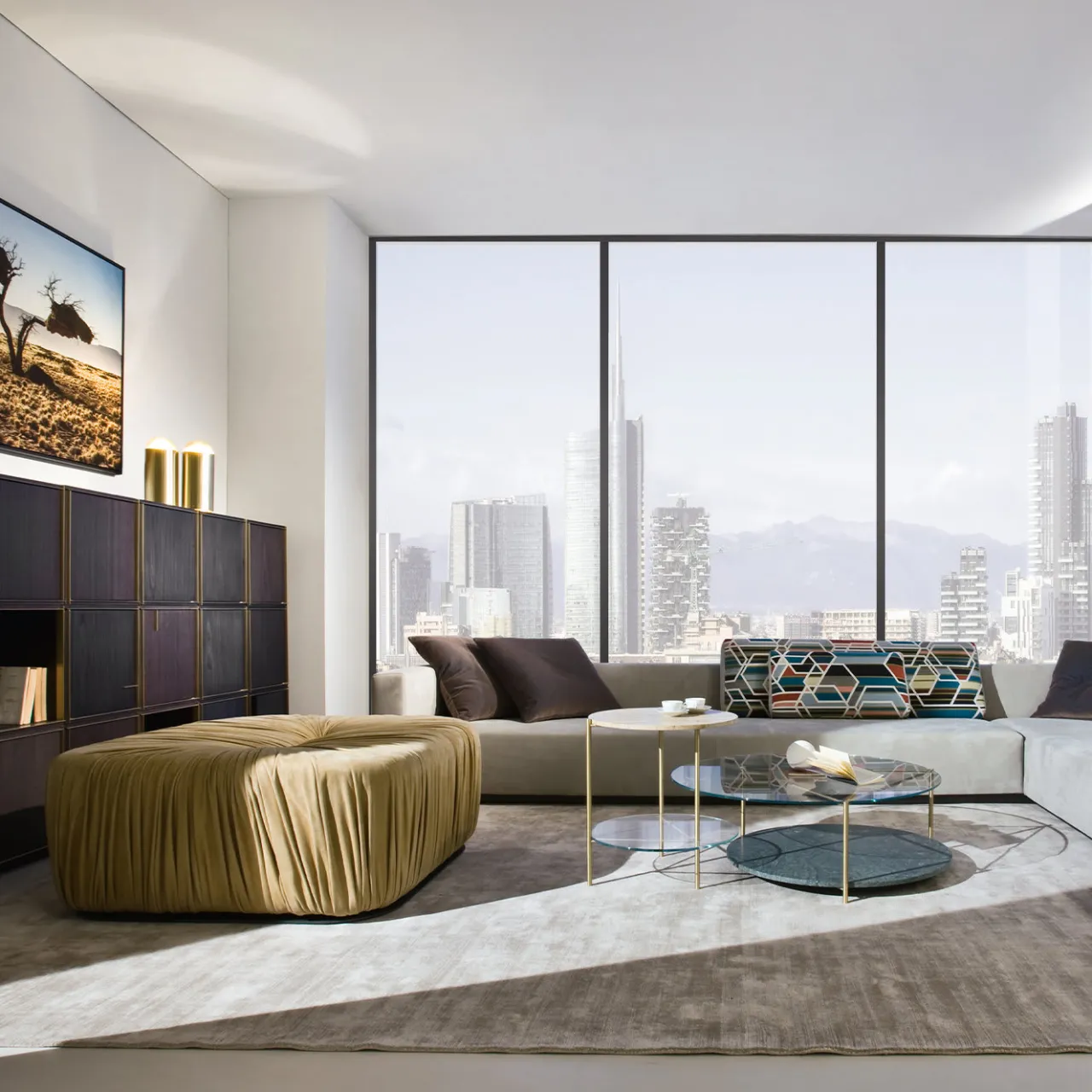 Laura Meroni Ottomans & Poufs<Drapè Ottoman by Bartoli Design