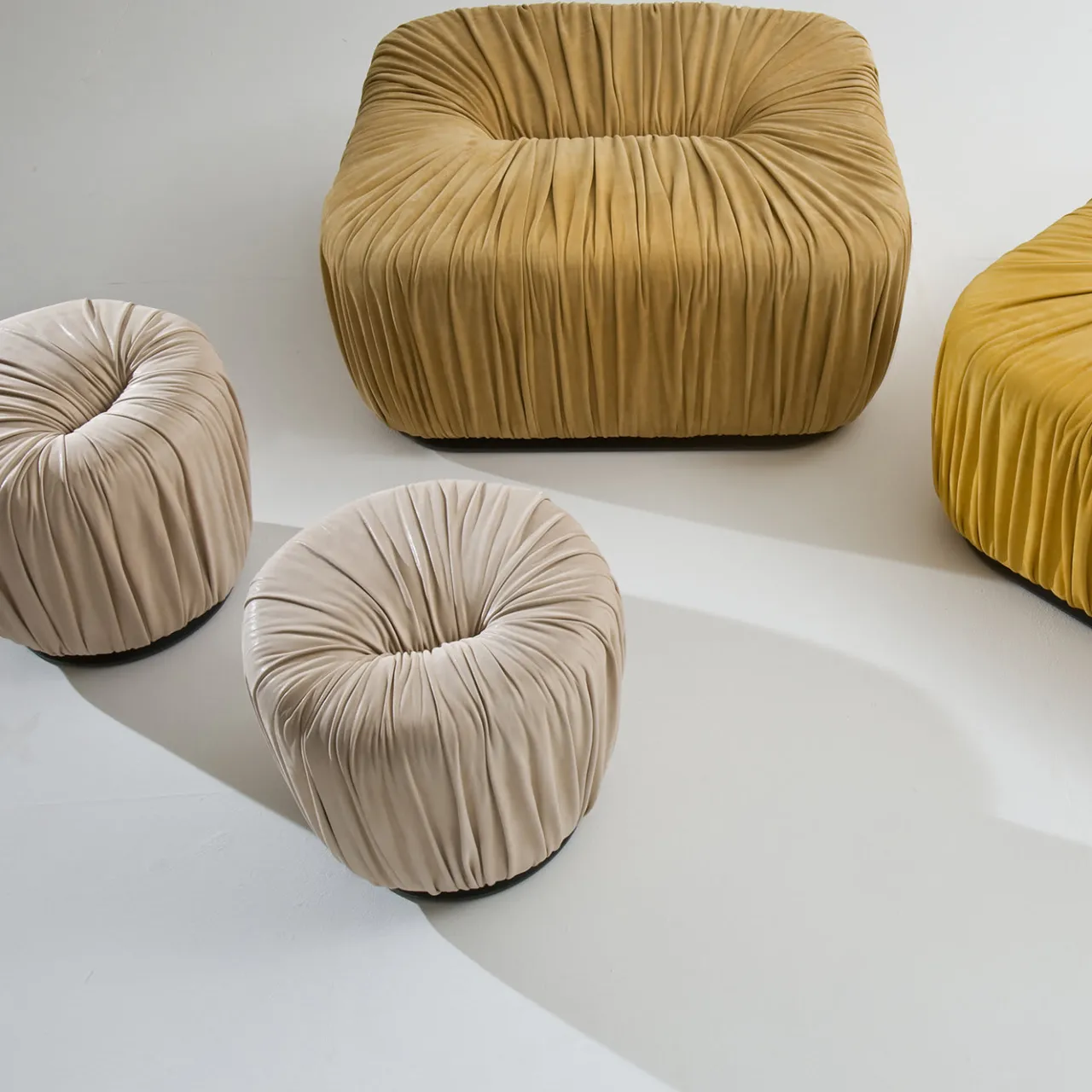 Laura Meroni Ottomans & Poufs<Drapè Pouf by Bartoli Design