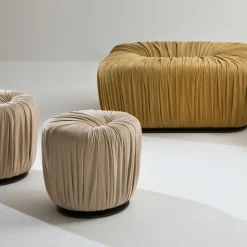 Laura Meroni Ottomans & Poufs<Drapè Pouf by Bartoli Design