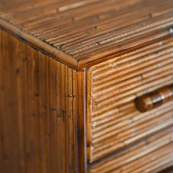 Molto Collectibles Dressers<3-Drawer Four-Legged Bamboo Chest of Drawers