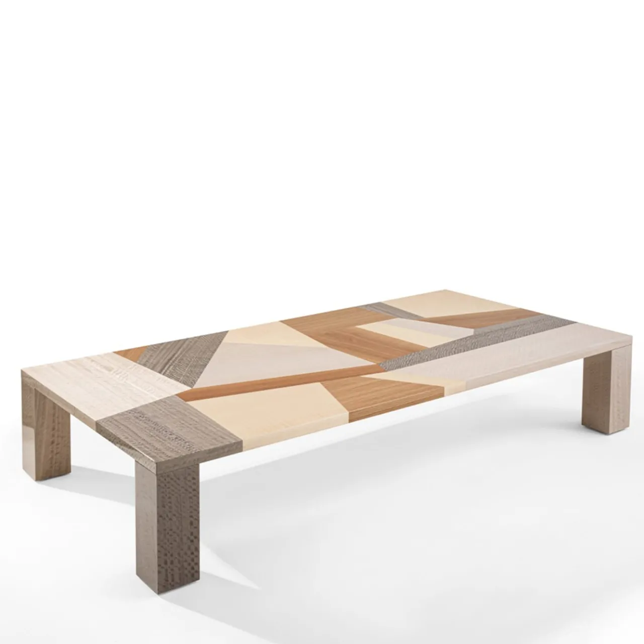 Durame Coffee Tables<Dry Inlaid Rectangular Polychrome Coffee Table