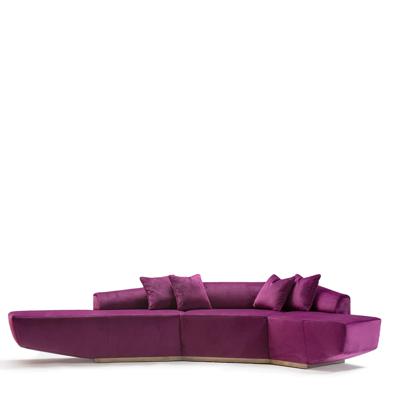 Living Couture Sofas<DUBHE' Modular Purple Velvet Sofa