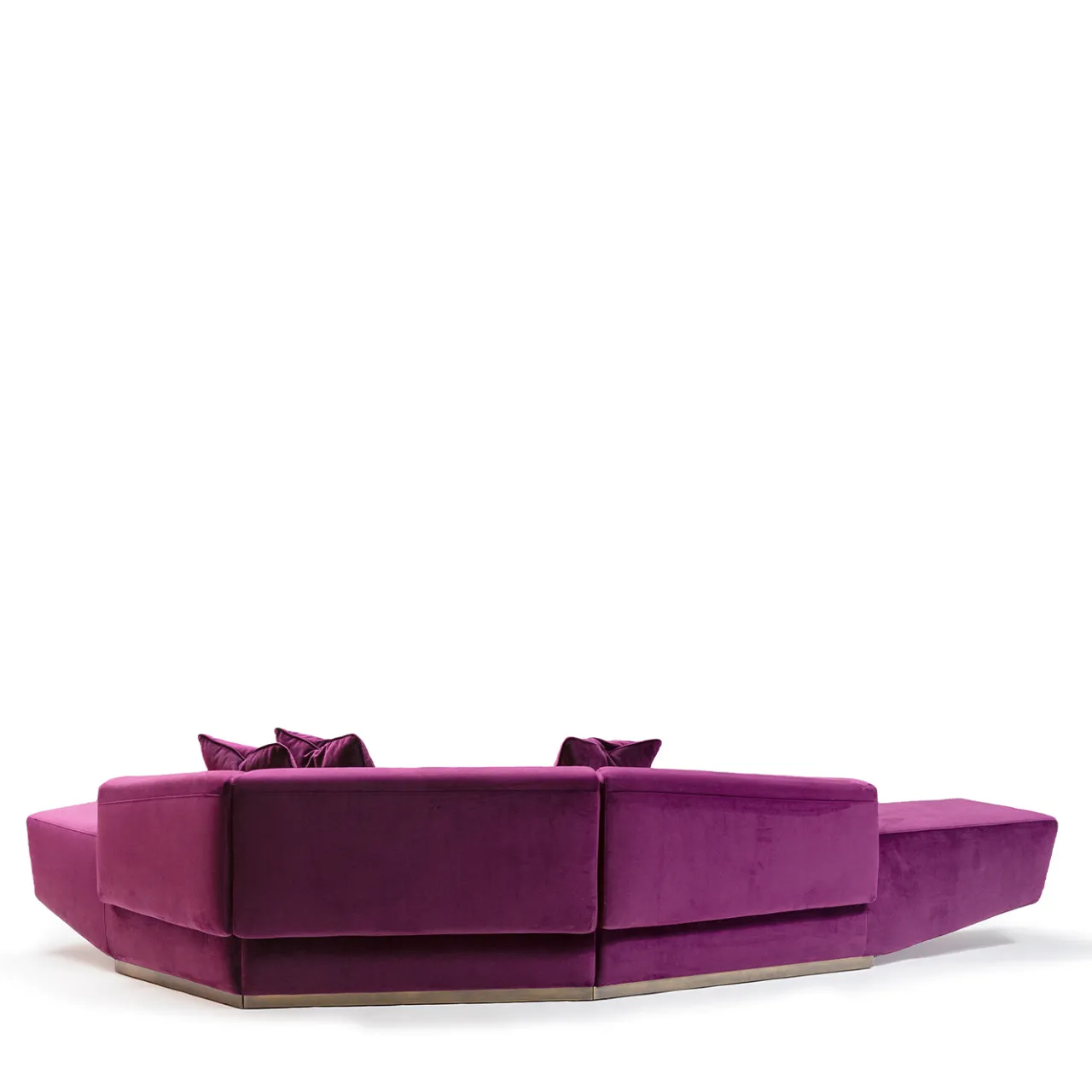 Living Couture Sofas<DUBHE' Modular Purple Velvet Sofa