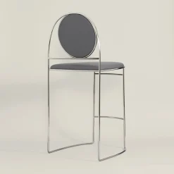 Enrico Girotti Bar Stools<Ducale BZ Gray Counter Stool