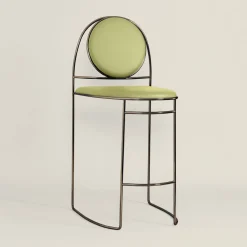 Enrico Girotti Bar Stools<Ducale BZ Green Counter Stool