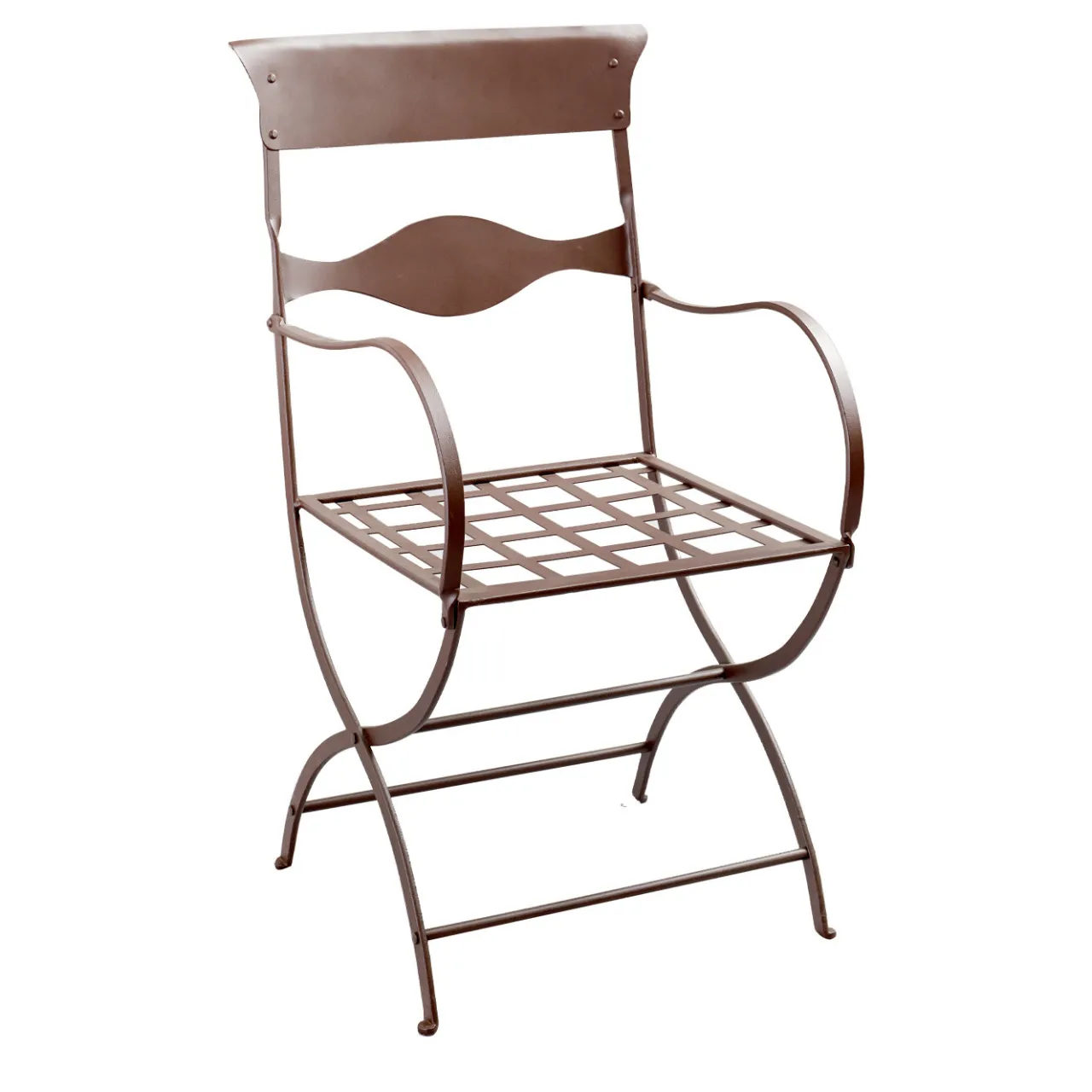 Officina Ciani Outdoor Chairs & Stools<Due Lamiere Armchair in Stainless Steel
