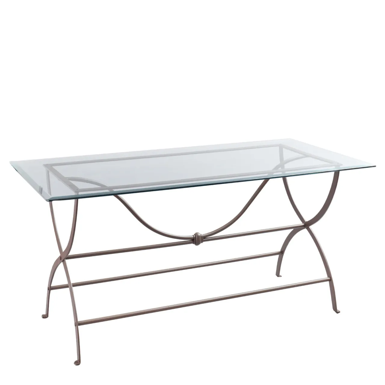 Officina Ciani Outdoor Dining Tables<Due Lamiere Table in Stainless Steel