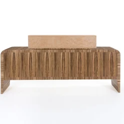 Berdondini 1926 Sideboards Buffets<Due Settembre zebrano wood sideboard 1944